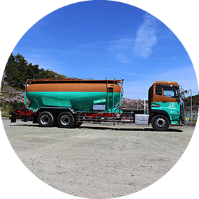 大型バラセメントローリー