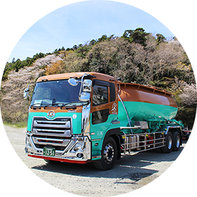 大型バラセメントローリー