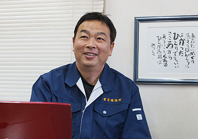 代表取締役　菅家健社長 